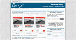 Desktop Screenshot of effectivemysql.com